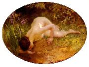 Charles-Amable Lenoir The Bather oil painting